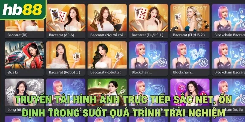 Truyền tải hình ảnh trực tiếp sắc nét, ổn định trong suốt quá trình trải nghiệm